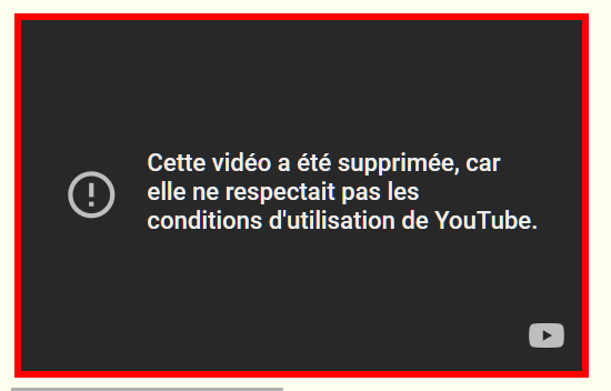 Youtube joue au shérif !